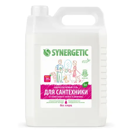 Средство чистящее для сантехники Synergetic 5л