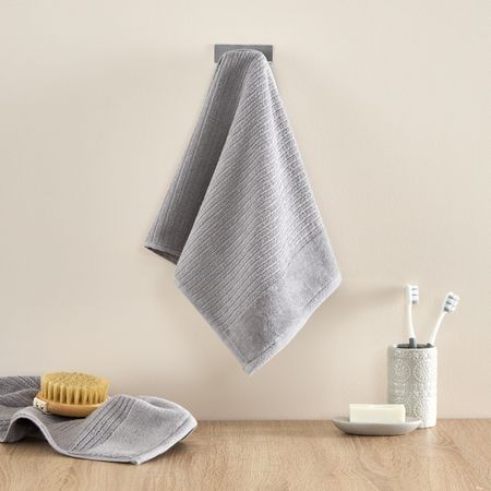 Полотенце махровое Винченца/Vincenza, серое II полотенце махровое mundotextil organic серое 30х50 см