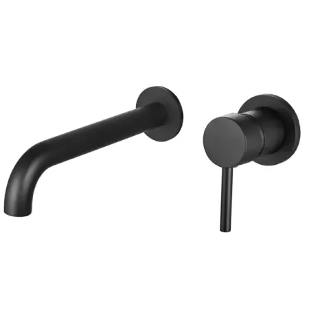 Смеситель для раковины Vidage VAL11900BL, скрытый монтаж, однорычажный, цвет черный матовый