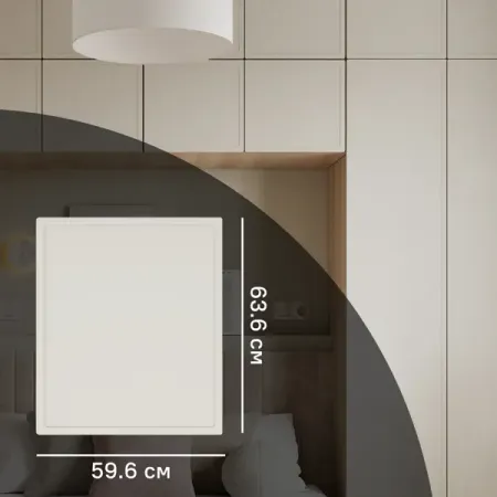 Дверь для шкафа Лион Амьен 59.6x63.6x1.9 см МДФ цвет латте фгос до игры с разрезными картами учебно дидактический комплект по формированию потребности в двига