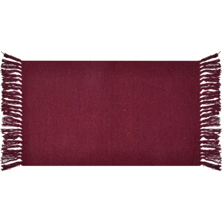 Коврик декоративный хлопок Solid Mat JBT-001-06 50x80 см цвет красный