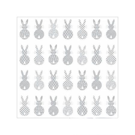 Салфетки Art bouquet Кролики пасхальные 3 слоя 20 шт 33х33 см для карточек аниме кролики инь и ян