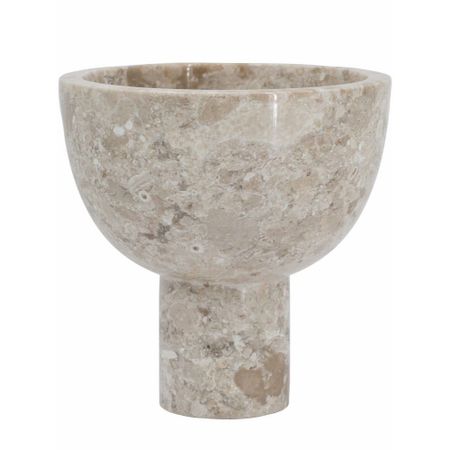 Чаша на ножке Glasar из мрамора 15х15х15 см