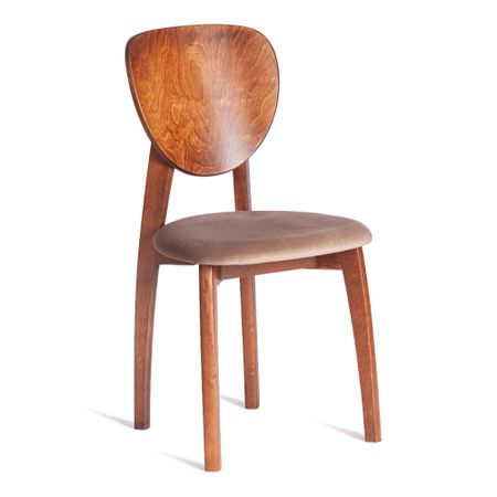 Стул ТС из бука коричневый с мокко 42х42х85 см туутикки толонен бука под землей