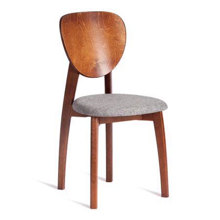 Стул ТС из бука коричневый с серым 42х42х85 см туутикки толонен бука под землей