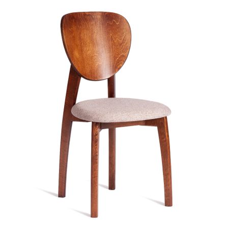 Стул ТС из бука коричневый с бежевым 42х42х85 см туутикки толонен бука под землей