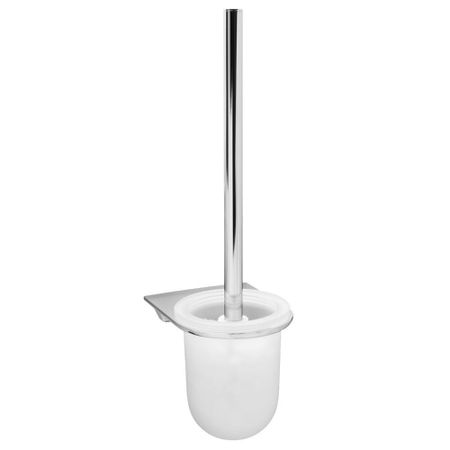 Ершик для унитаза WasserKraft Kammel подвесной стекло/металл хром (K-8327)