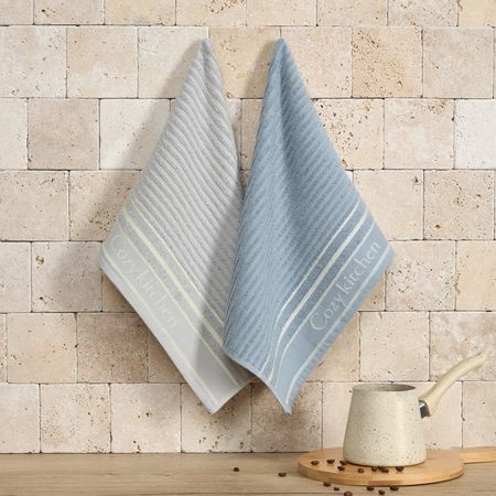 Комплект махровых полотенец COZY Kitchen, анчан