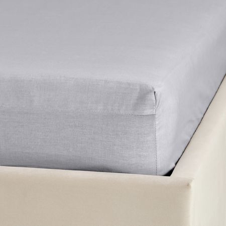 Простыня на резинке Серый рассвет/Gray dawn кресло кровать boss 2 0 велюр alkantara серый