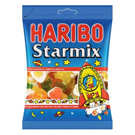 Жевательный мармелад Haribo Starmix 80 г ы шерстяной креатив woolla wb 0168 фруктово ягодные   для валяния