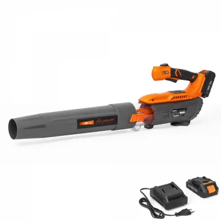 Воздуходувка садовая аккумуляторная Daewoo DABL 5521 LI 21 В АКБ и ЗУ в комплекте аккумуляторная воздуходувка laipuduo 20в