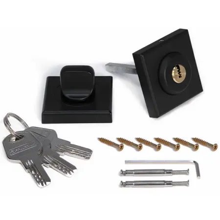 Фиксатор-ключ квадратный ЦАМ цвет черный