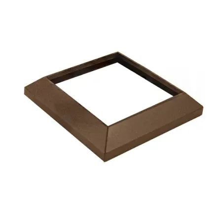 Рамка столба прямоугольная алюминий 135x135x25 мм венге