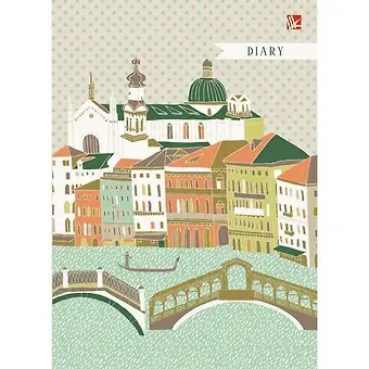 Ежедневник, Эксмо А5- 112л. н/датир. Город мечты твердая обложка с поролоном