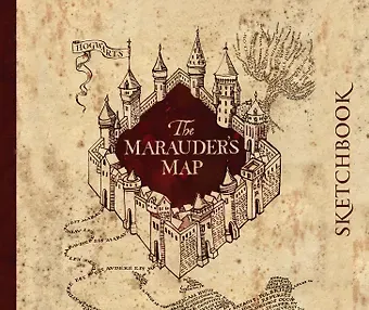 Скетчбук «Гарри Поттер. Карта мародёров», 96 страниц, 24.5 х 20.5 см