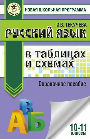 Ирина Викторовна Текучева Русский язык в таблицах и схемах. Справочное пособие. 10-11 классы