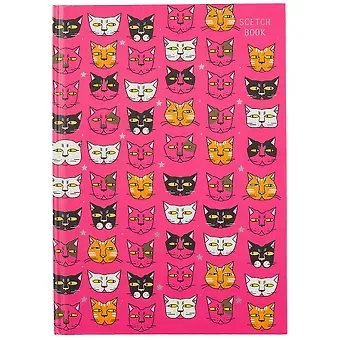 Скетчбук «Котомания», 80 листов, А5+