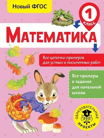 Алексей Алексеевич Кулаков Математика. Все цепочки примеров для устных и письменных работ. 1 класс