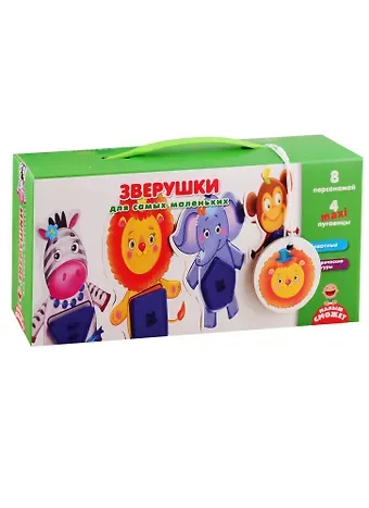 Развивающая игра Vladi Toys Зверушки для самых маленьких