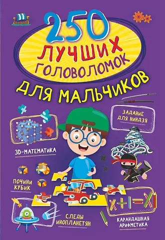 Анастасия Александровна Прудник 250 лучших головоломок для мальчиков