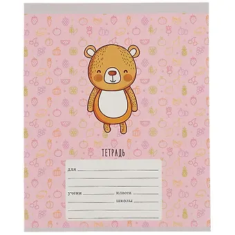 Тетрадь в клетку Listoff, 