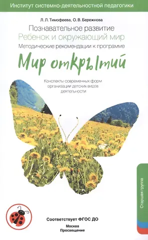 Познавательное развитие. Ребёнок и окружающий мир. Методические рекомендации к программе 