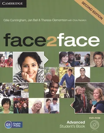 Джилли Каннингэм Face2Face 2Ed Adv SB +DVD