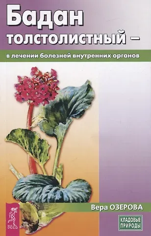Вера Озерова Бадан толстолистный - в лечении болезней внутренних органов