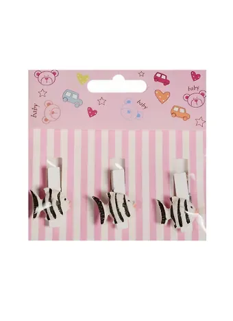 Набор прищепок декоративных, 3 шт, полистоун,рыбка