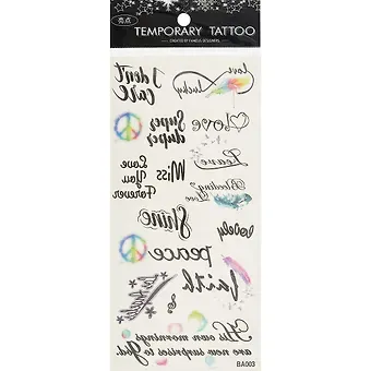 Тату Тексты 9 х 22,5 (микс)(орр)