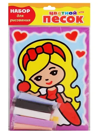 Набор для творчества HATBER/Хатбер Раскраска песком А5 Маленькая Фея