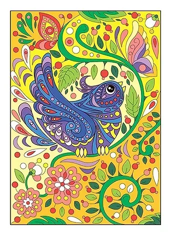 Набор для творчества LORI Картина по номерам для малышей Птичка Ркн-016