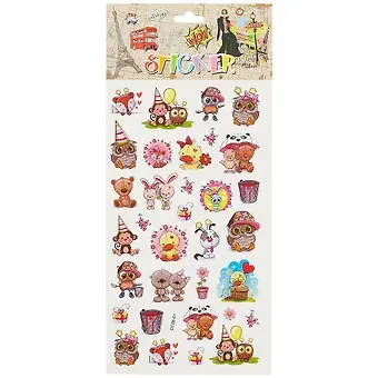 Наклейки Party Друзья(DC66-01)(13*29)