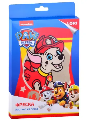 Набор для творчества Фреска. Картина из песка. Щенячий патруль 