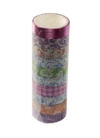 Набор для творчества Набор клейкой декоративной ленты с рисунками 2м*10шт в асс.