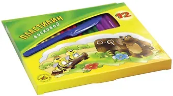 Пластилин 12 цветов 147г 