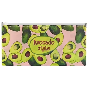 Папка на молнии «Avocado style», 25.5 х 13 см