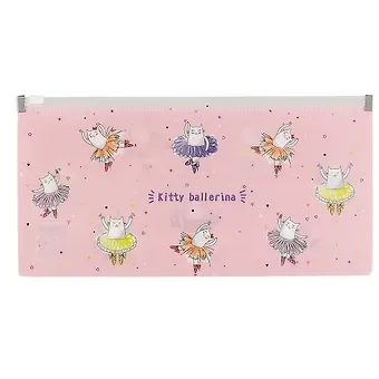 Папка на молнии «Kitty ballerina», 25.5 х 13 см