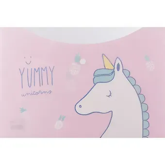 Папка-конверт «Pastel unicorn», А4