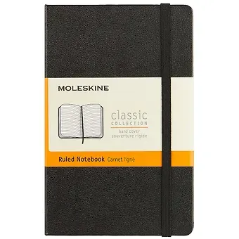 Записная книжка Moleskine Classic Pocket, линейка, чёрная, 96 листов, А6