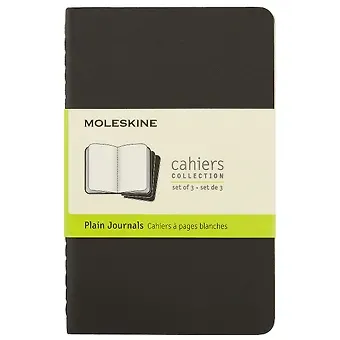 Набор книг для записей Moleskin Cahier Journal Pocket, 3 штуки, мягкая обложка, 32 листа, А6