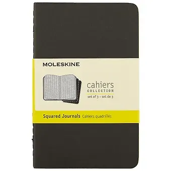 Набор книг для записей Moleskin Cahier Journal Pocket, 3 штуки, мягкая обложка, 32 листа, А6