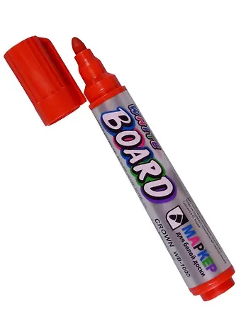 Маркер для досок Crown, Multi Board Comfort, красный 3 мм