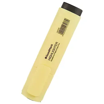 Текстовыделитель GoodMark, пастельный ванильный