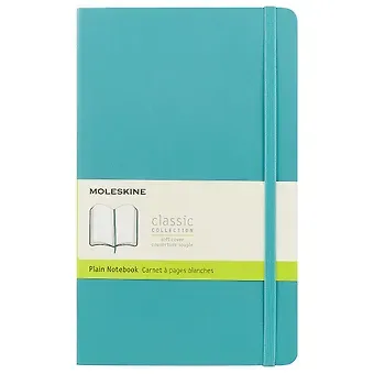 Книга для записей Moleskin Classic Soft, мягкая обложка, светло-бирюзовая, 96 листов, А5