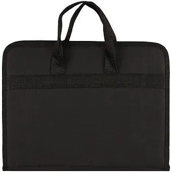 Папка-портфель «Канцеляр», чёрная, А4