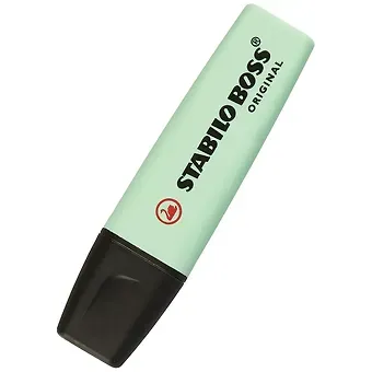 Текстовыделитель Stabilo, Boss Original Pastel, мятный 2-5 мм