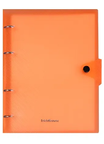 Тетрадь на кольцах в клетку Erich Krause, Neon, 80 листов, в ассортименте