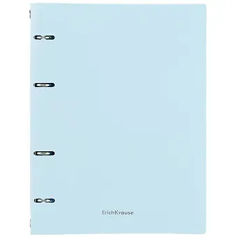 Тетрадь на кольцах в клетку Erich Krause, Pastel, 80 листов, в ассортименте