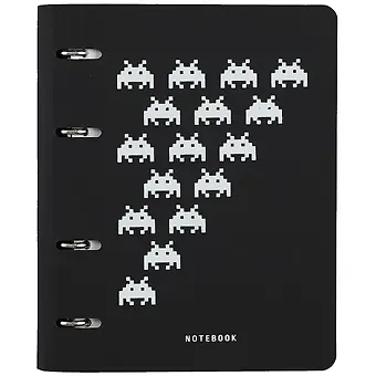 Тетрадь на кольцах в клетку Listoff, 